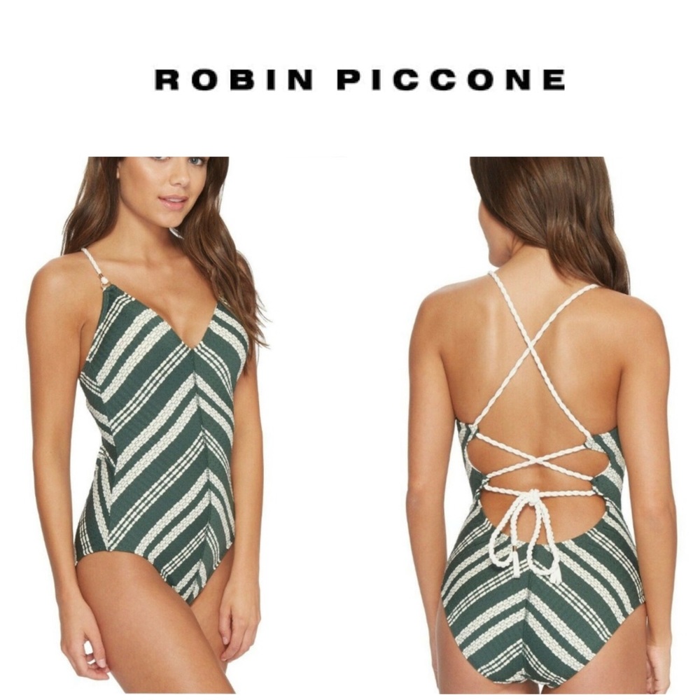 NWT✨Nordstrom/Robin Piccone Livvy Swimsuit, sz 4